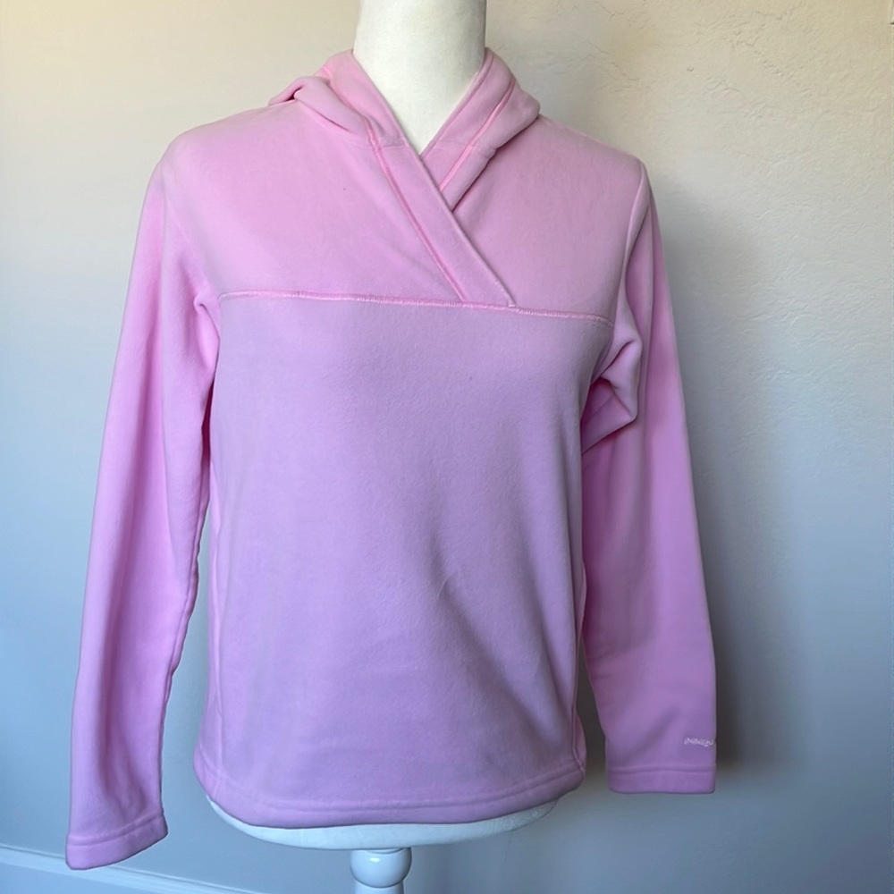 Patagonia pink large fleece hoodie